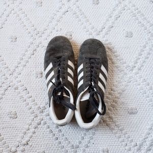 Grey Adidas Gazelles